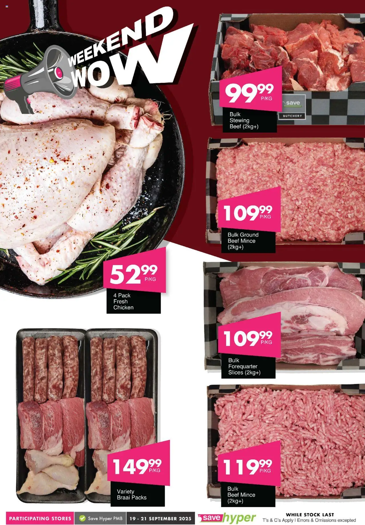 New Save catalogue – valid from 19.09.2025 | Page: 7 | Products: Chicken, Beef, Stock
