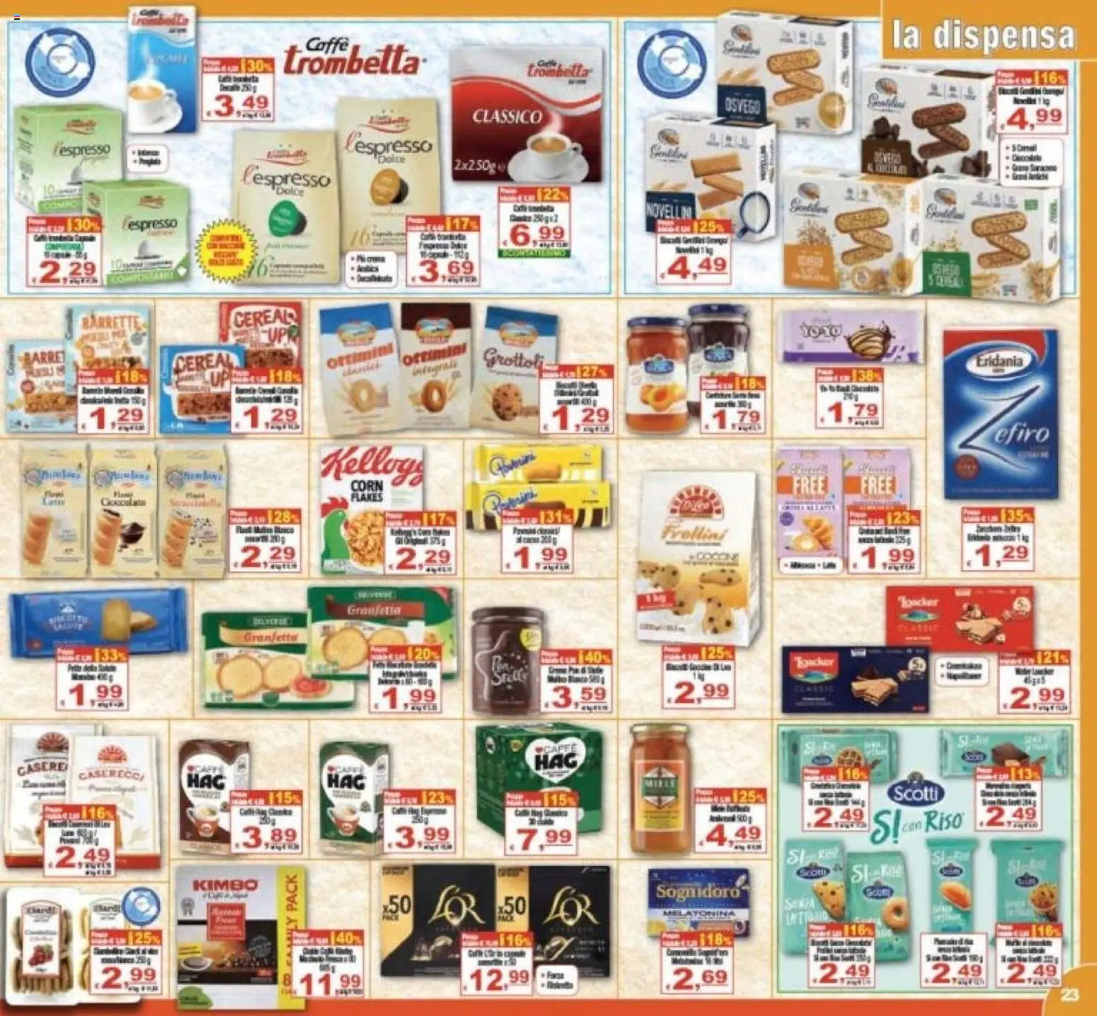 Volantino CTS del 27.12.2025 | Pagina: 23 | Prodotti: Caffè, Riso, Frollini