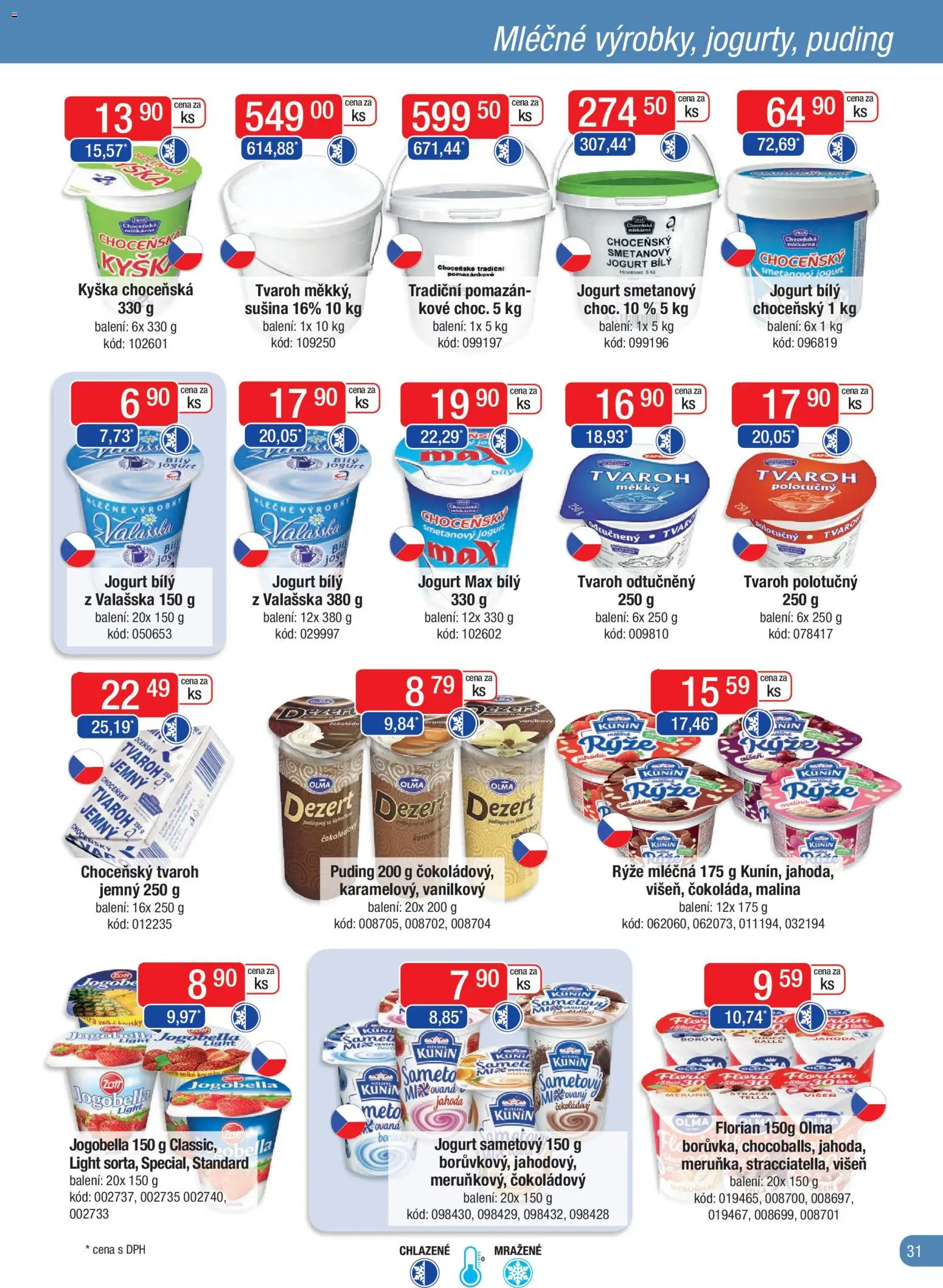 Astur & Qanto leták - Velkoobchod fresh 12/2025 od 01.12.2025 | Strana: 31 | Produkty: Jogurt, Odtučněný tvaroh, Rýže, Puding