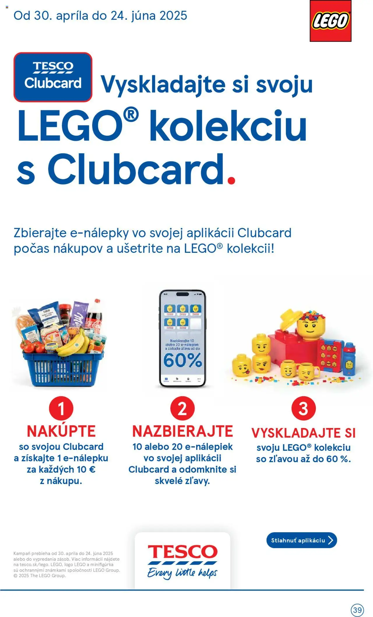 Tesco Hypermarket - leták │ platný od 18.06.2025 | Strana: 39 | Produkty: LEGO