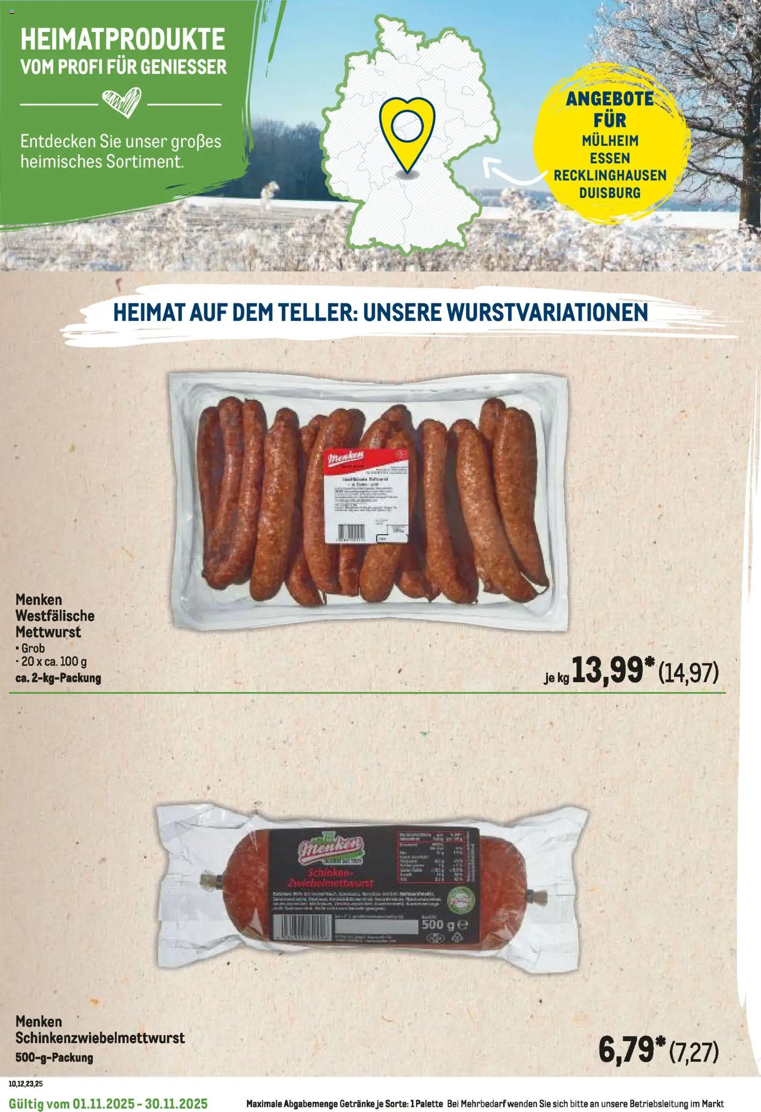 Metro Regionaler Flyer – gültig ab 01.11.2025 | Seite: 20