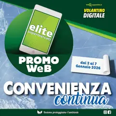 Anteprima del volantino Elite Supermercati Promo Web catalogo valido a partire dal 02.01.2026