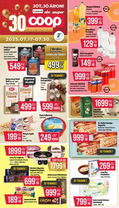 COOP Akciós újság - amely érvényes a következő dátumtól: 17.07.2025