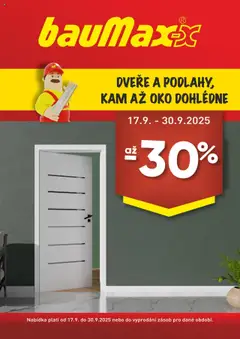 Náhled letáku BAUMAX leták - Dveře a podlahy od 17.09.2025