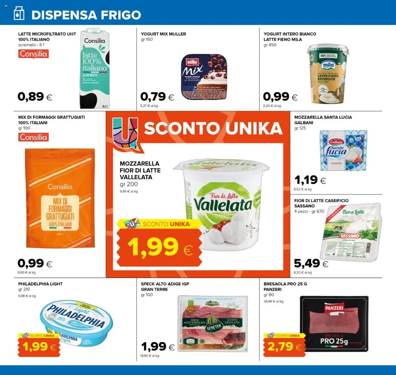 Volantino Oasi del 03.01.2026 | Pagina: 10 | Prodotti: Yogurt, Cioccolato, Bresaola, Latte