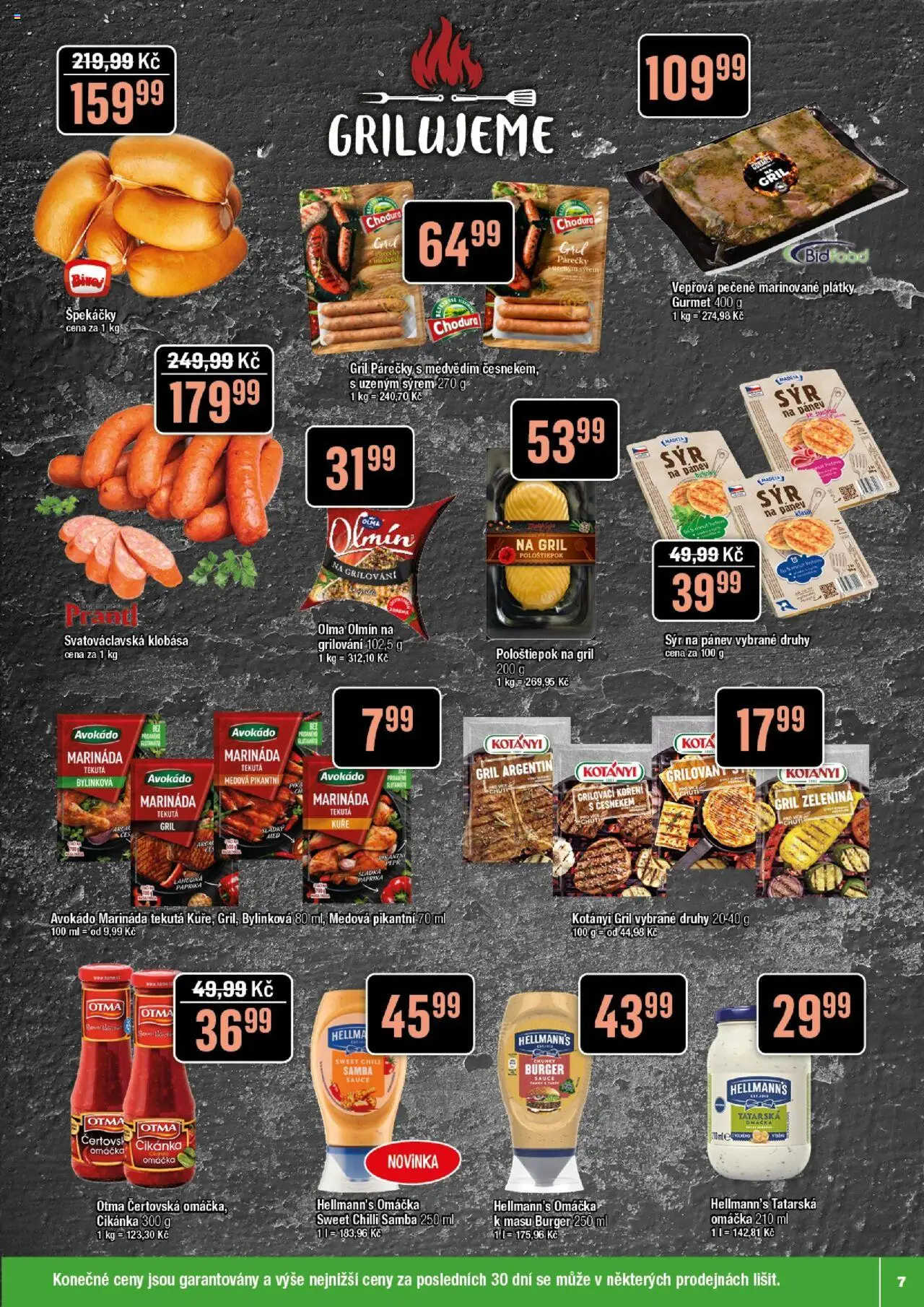 Tempo leták od 04.06.2025 | Strana: 7 | Produkty: Sýr, Sýr na pánev, Gril, Pološtiepok na gril