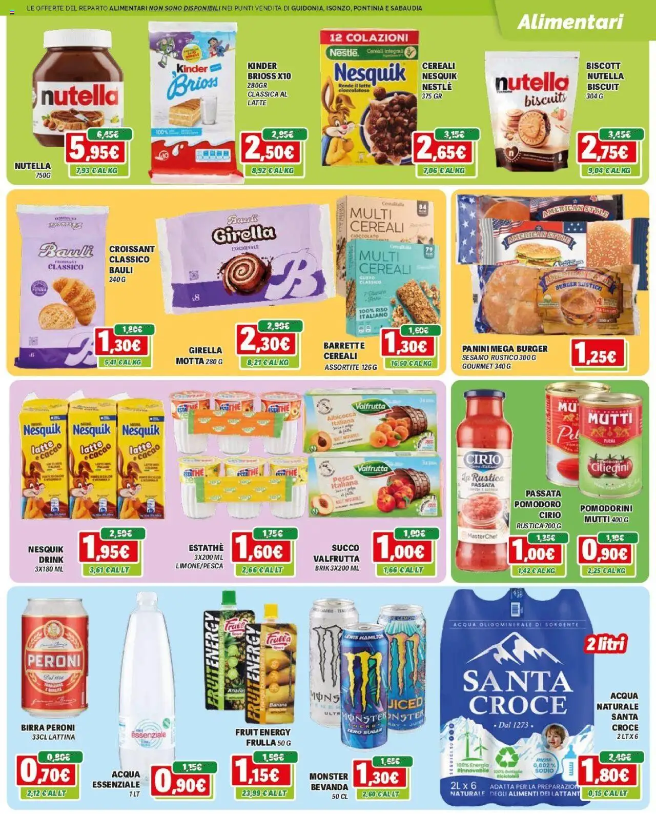 Volantino Orizzonte del 11.09.2025 | Pagina: 11 | Prodotti: Cioccolato, Acqua, Pomodoro, Pesca