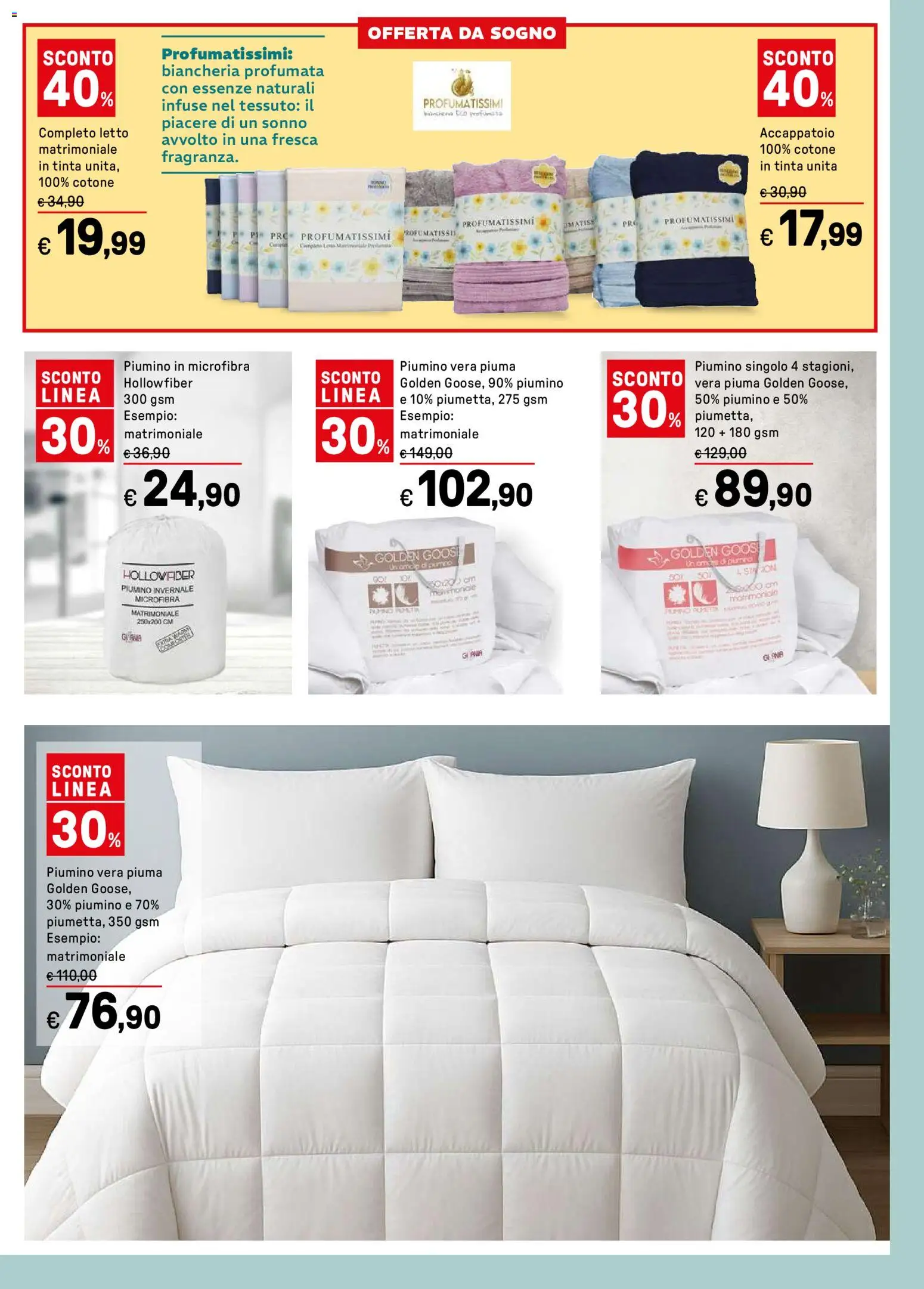 Volantino Iper del 27.12.2025 | Pagina: 4 | Prodotti: Accappatoio, Letto