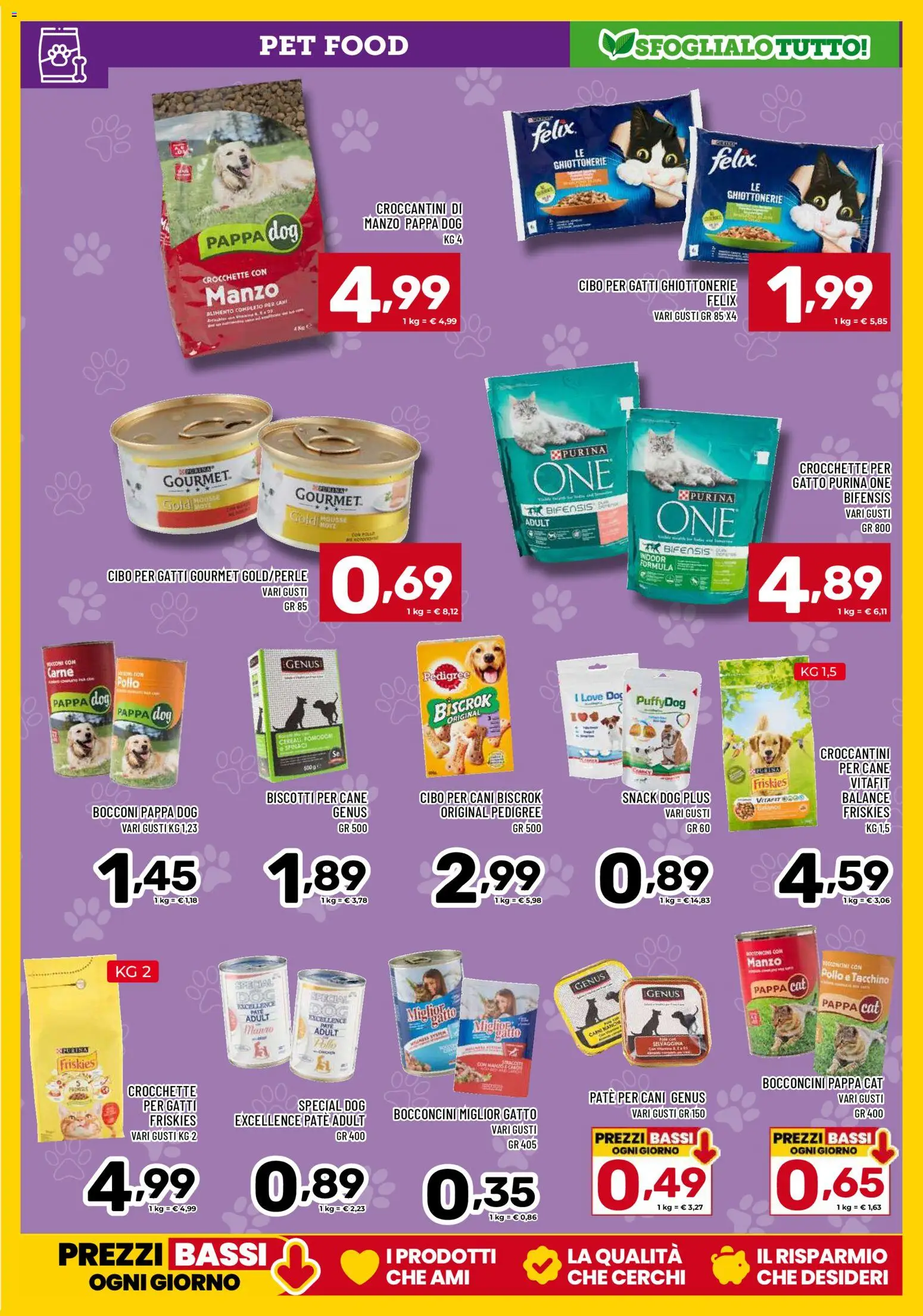 Volantino Il Centesimo del 18.12.2025 | Pagina: 19 | Prodotti: Paté, Manzo, Biscotti, Tacchino