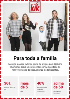 Pré-visualização Kik folheto válido de 14.09.2025