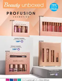 Clicks specials catalogue – valid from 28.10.2025 | Page: 24 | Products: Gloss, Lip liner, Lipstick, Cream