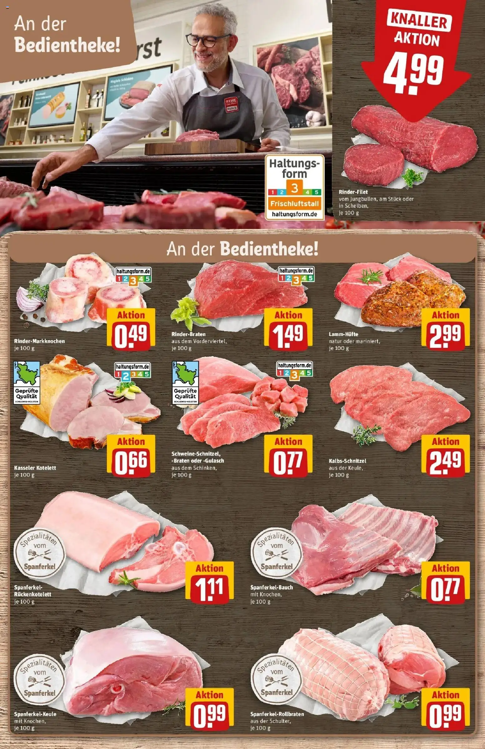 Rewe Prospekt Hamburg 50 (Altona)	 – gültig ab 15.03.2026 | Seite: 13 | Produkte: Rinderbraten, Rinderfilet, Gulasch
