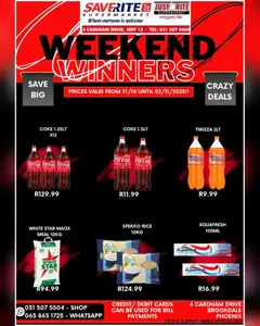 Saverite specials catalogue – valid from 31.10.2025