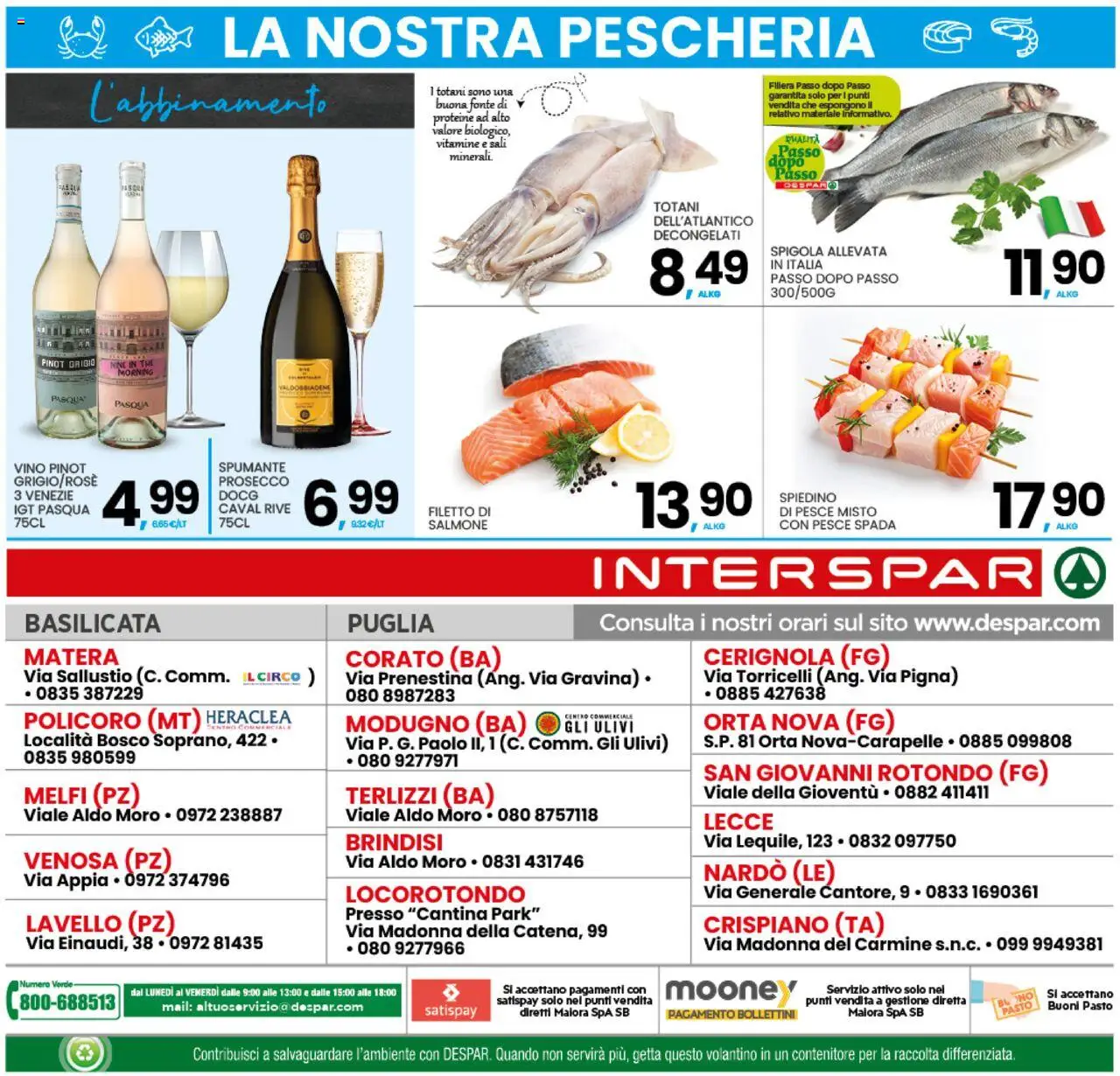 Volantino Interspar del 18.08.2025 | Pagina: 20 | Prodotti: Salmone, Pesce, The, Contenitore