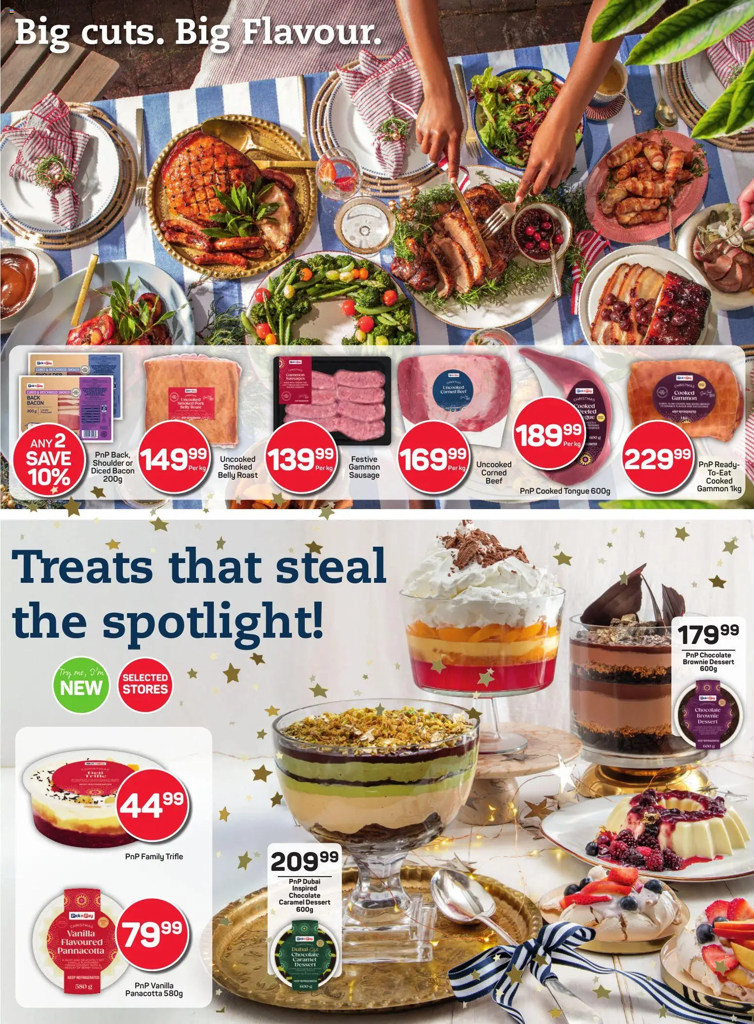 New Pick n Pay catalogue – valid from 22.12.2025 | Page: 6 | Products: Chocolate, Beef, Sausage, Bacon