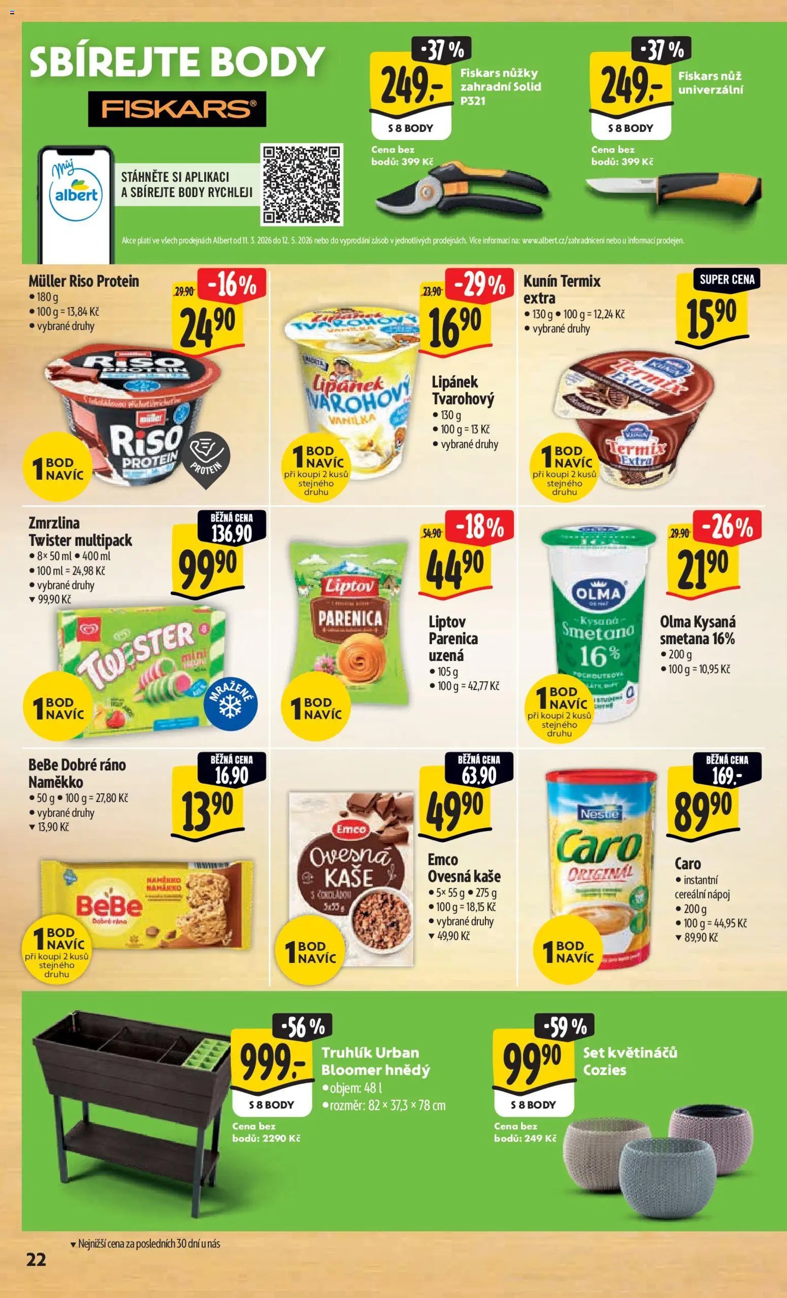 Albert leták - Hypermarket od 01.04.2026 | Strana: 30 | Produkty: Truhlík, Nůžky, Caro, Protein