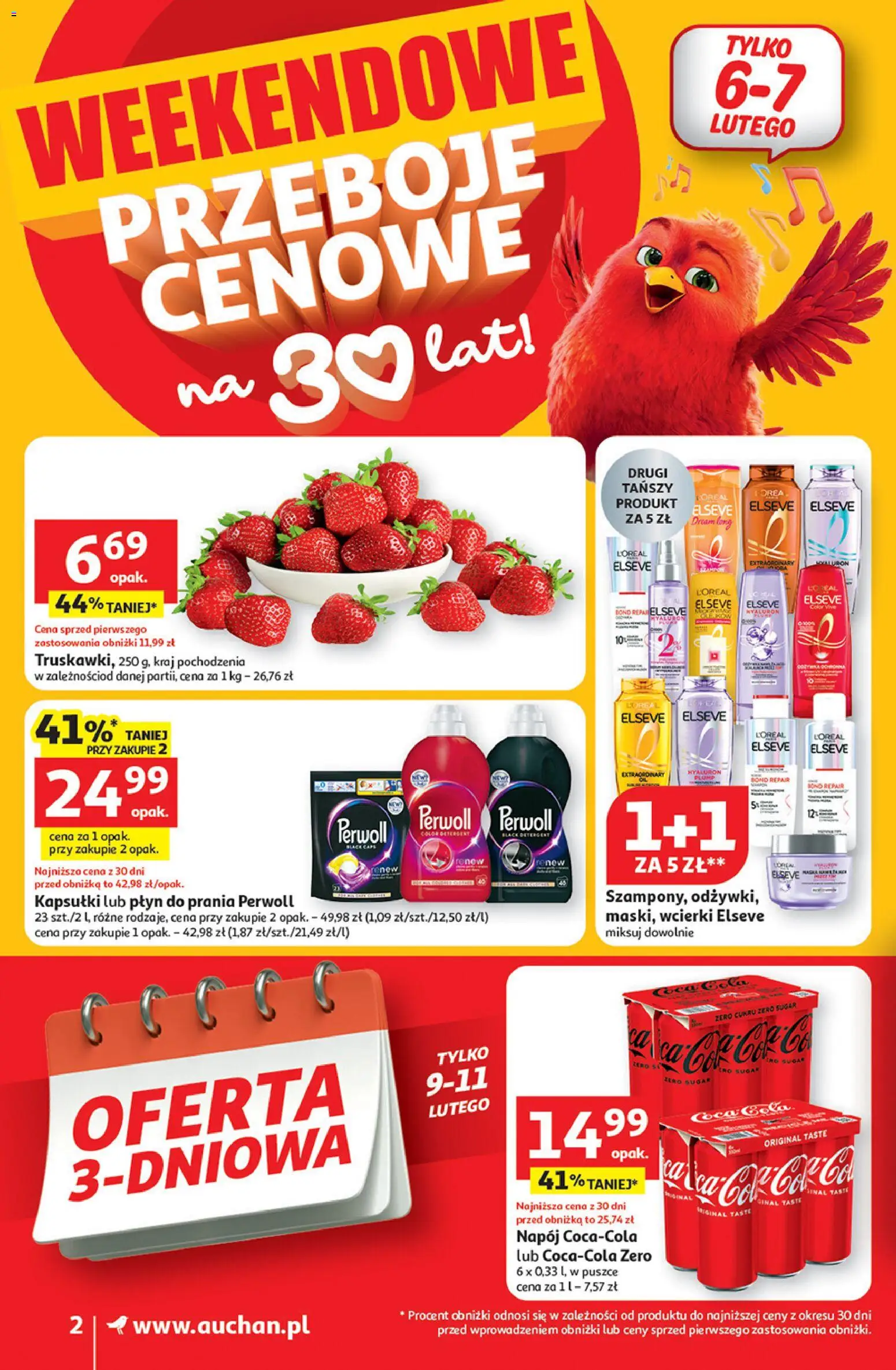 Auchan Gazetka od 05.02.2026 | Strona: 2 | Produkty: Płyn do prania Perwoll, Detergent