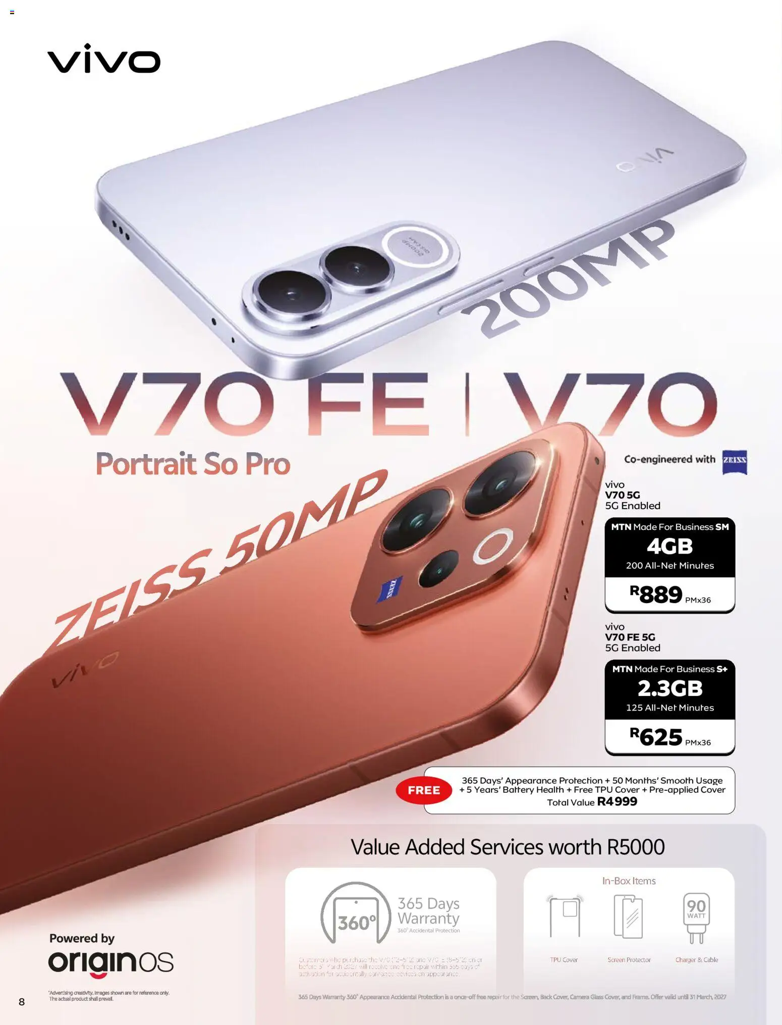 New MTN catalogue – valid from 07.04.2026 | Page: 8 | Products: Camera, Cable, Battery, Charger