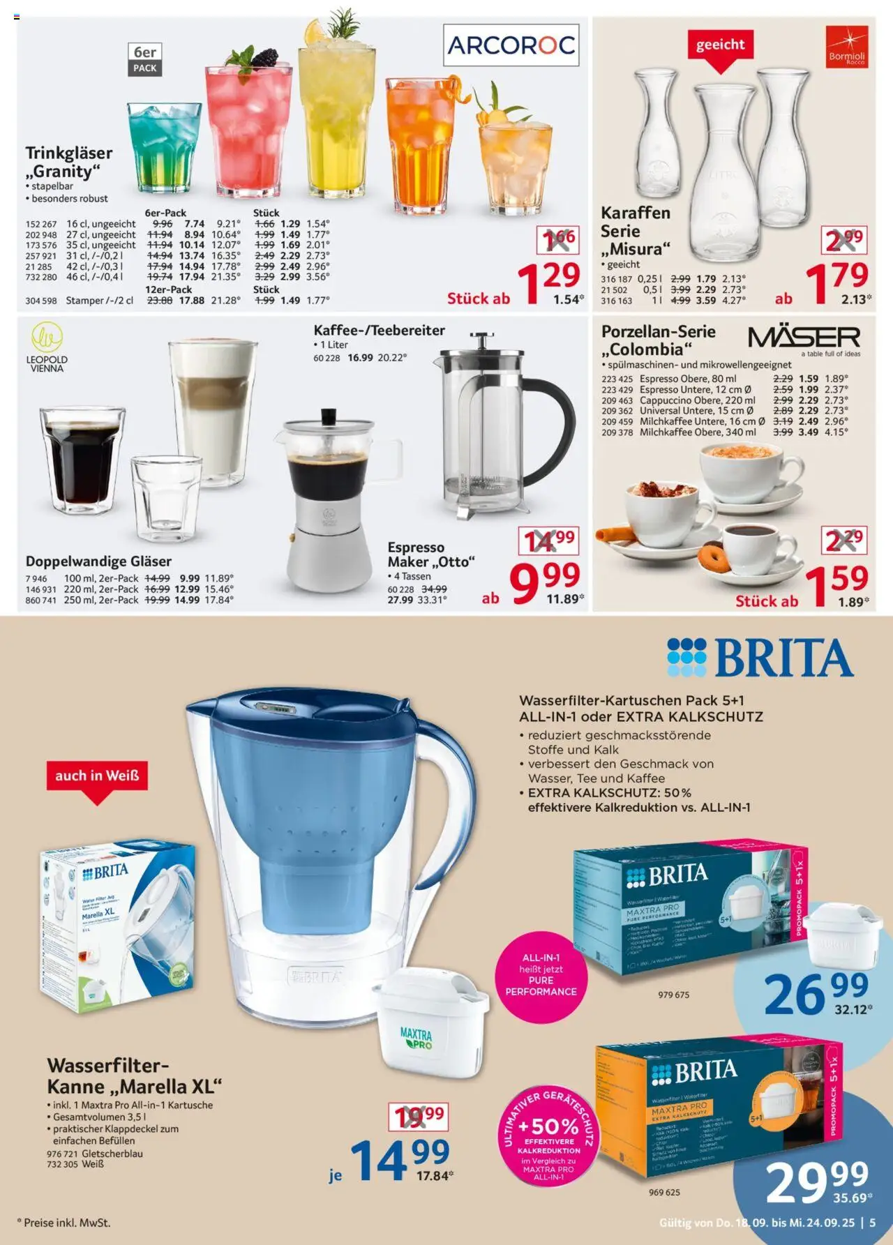 Selgros  Non Food – gültig ab 18.09.2025 | Seite: 5 | Produkte: Kaffee, Tee