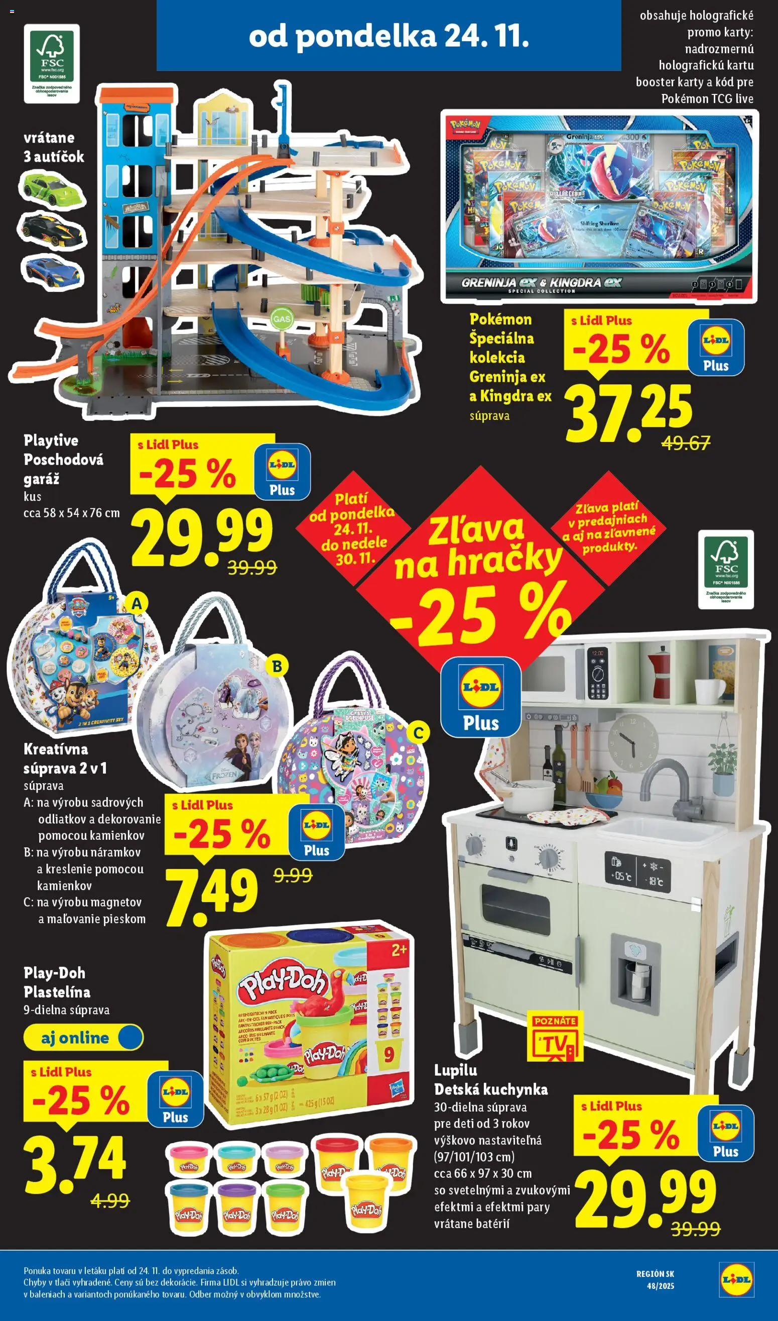 Nové Lidl akcie – leták je platný od 27.11.2025 | Strana: 83 | Produkty: Hračky
