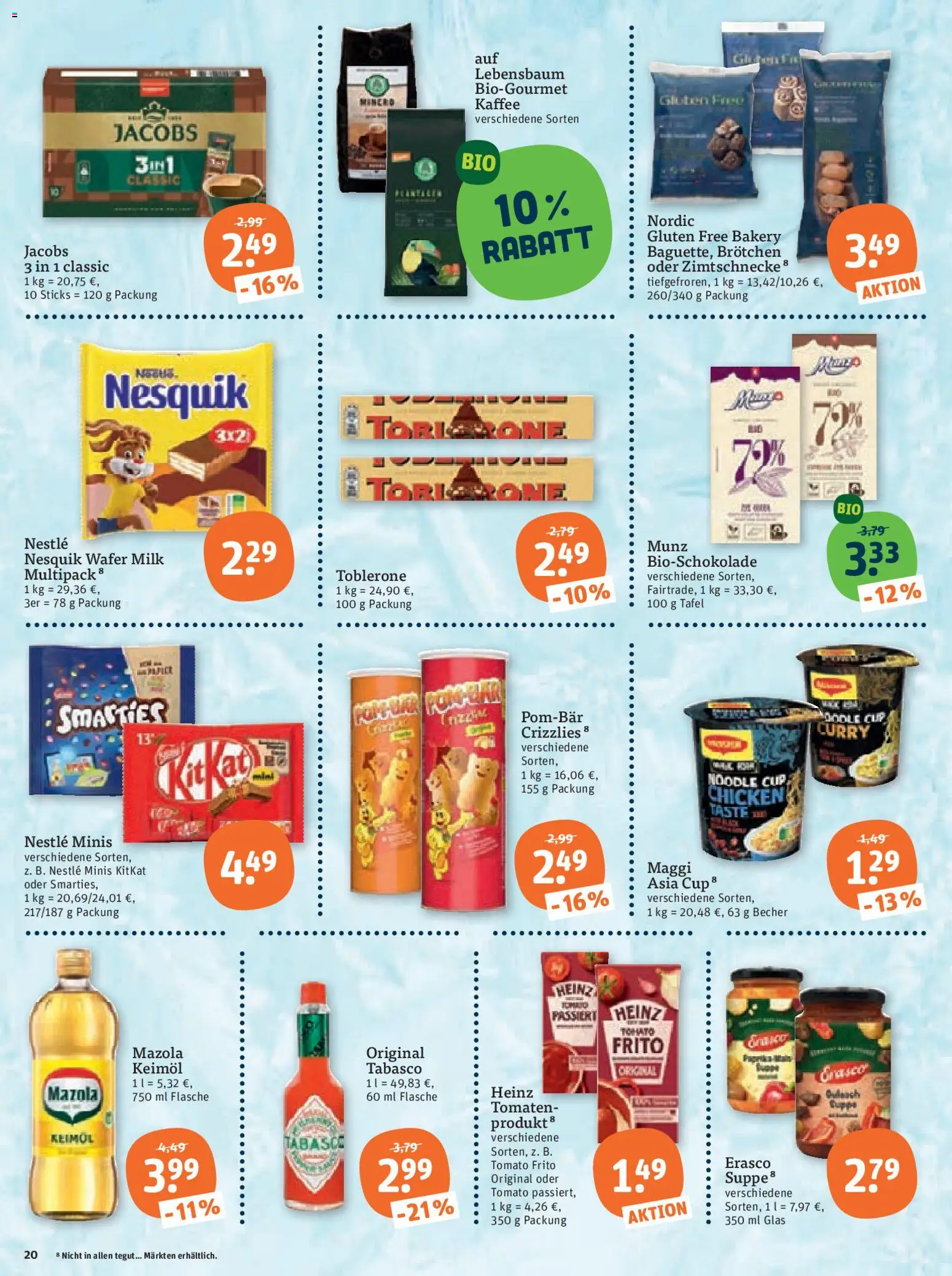 Tegut Prospekt 	 – gültig ab 10.04.2026 | Seite: 22 | Produkte: Nesquik, Maggi, Kaffee, Smarties