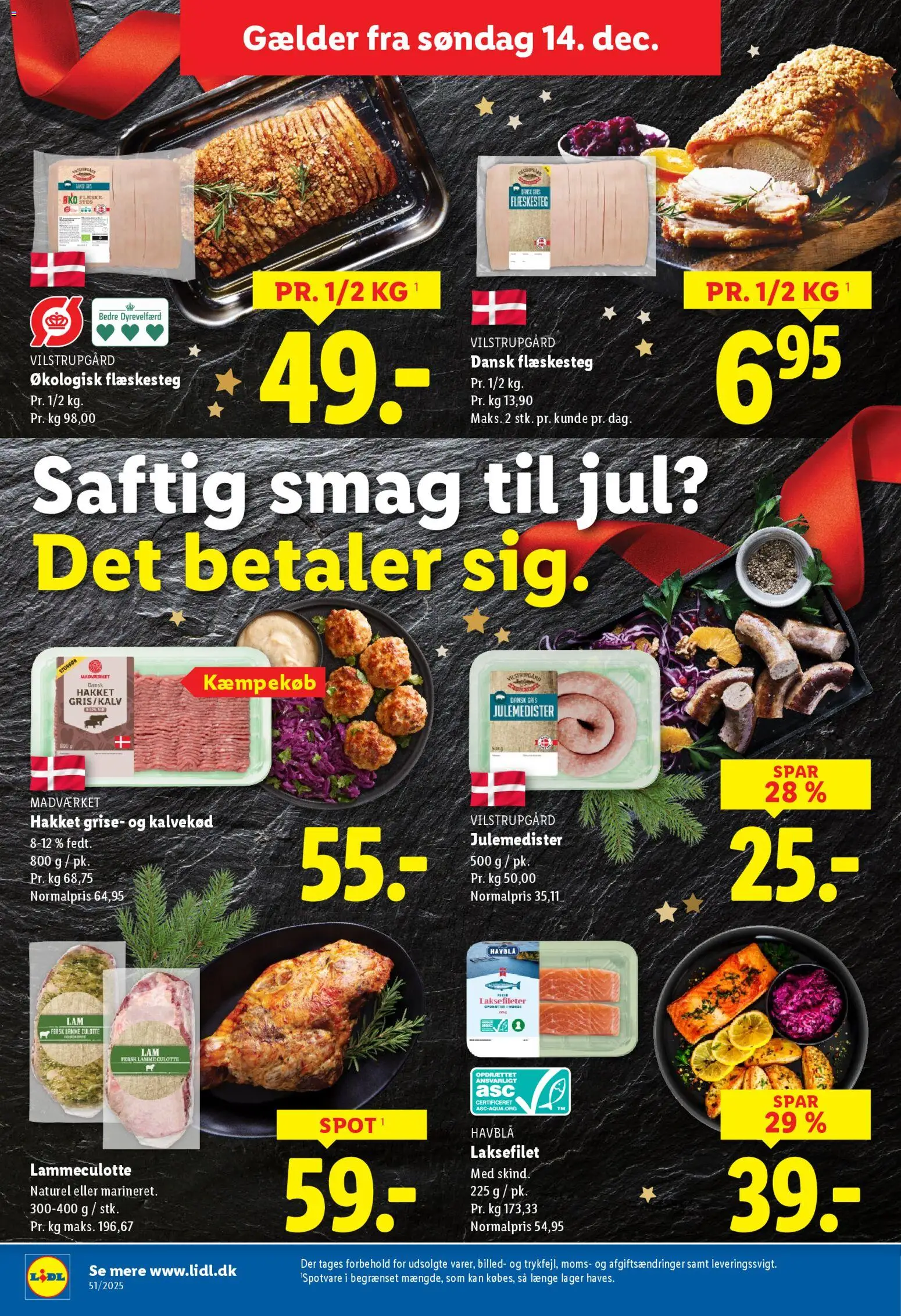 Lidl tilbudsavis – gyldig fra 18.12.2025 | Side: 23 | Produkter: Flæskesteg, Søm