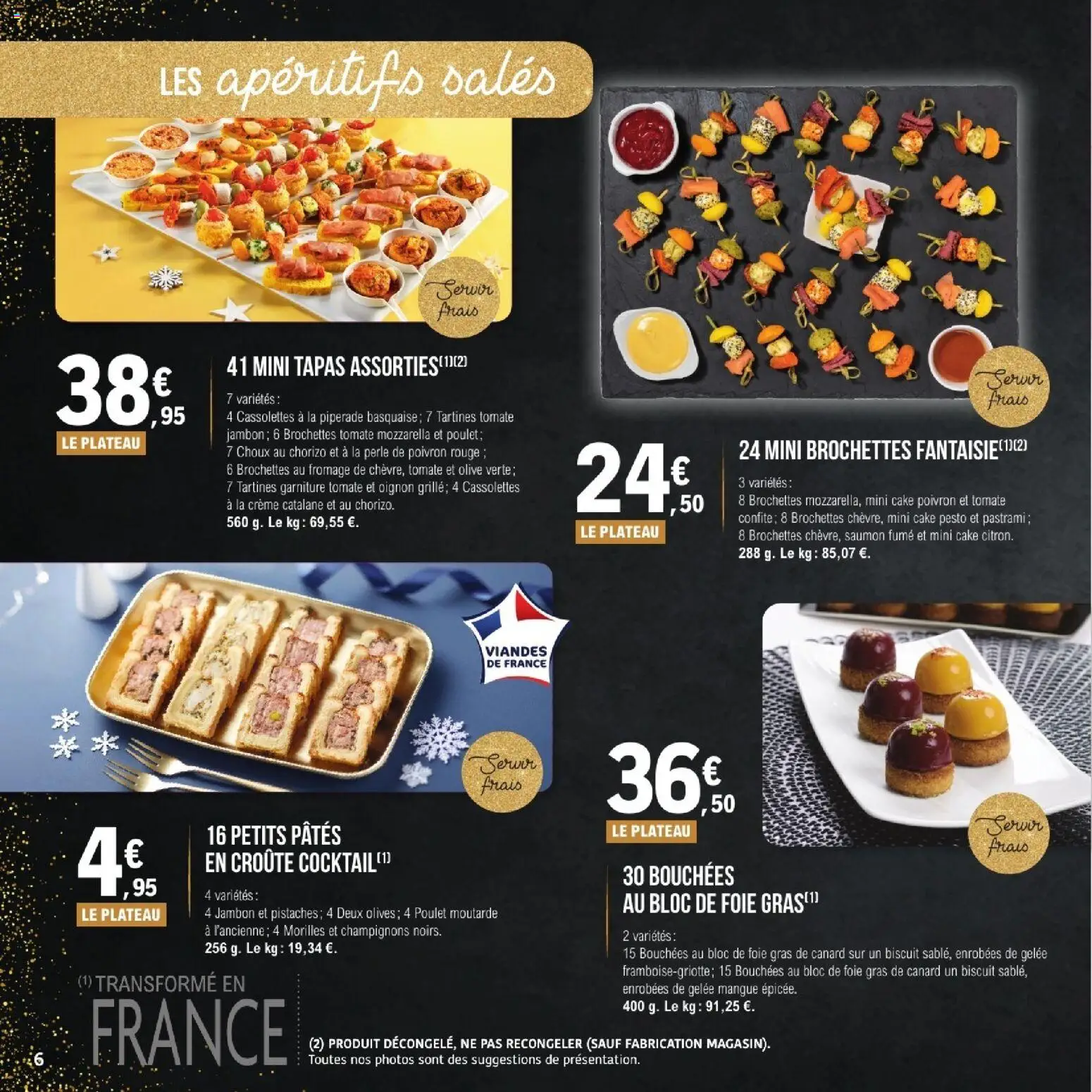 {H1} | Page: 6 | Produits: Mangue, Fromage, Moutarde, Pâtes