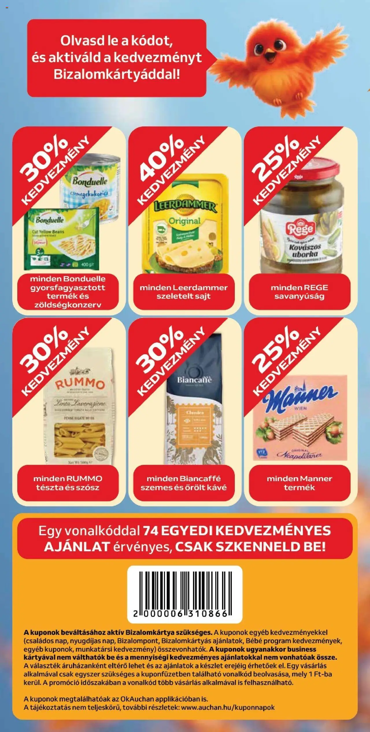 Auchan akciós ujság - amely érvényes a következő dátumtól: 02.10.2025 | Oldal: 8 | Termékek: Sajt, Tészta, Őrölt kávé, Szósz