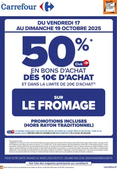 Carrefour - Prévisualisation de Carrefour Opération bons d'achat valide à partir de 17.10.2025