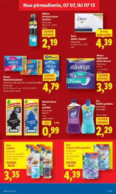 LIDL leidinys│galioja nuo 10.07.2025 | Puslapis: 47 | Prekių: Skutimosi putos, Muilas
