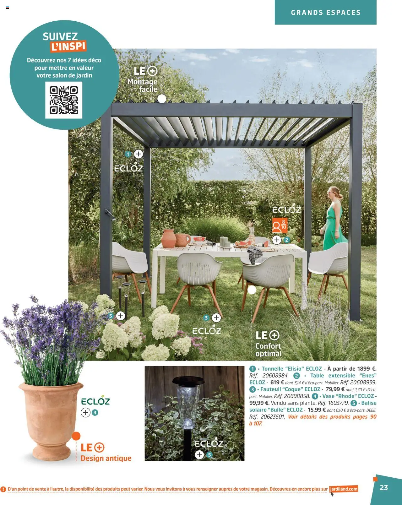  | Page: 23 | Produits: Salon de jardin, Vase