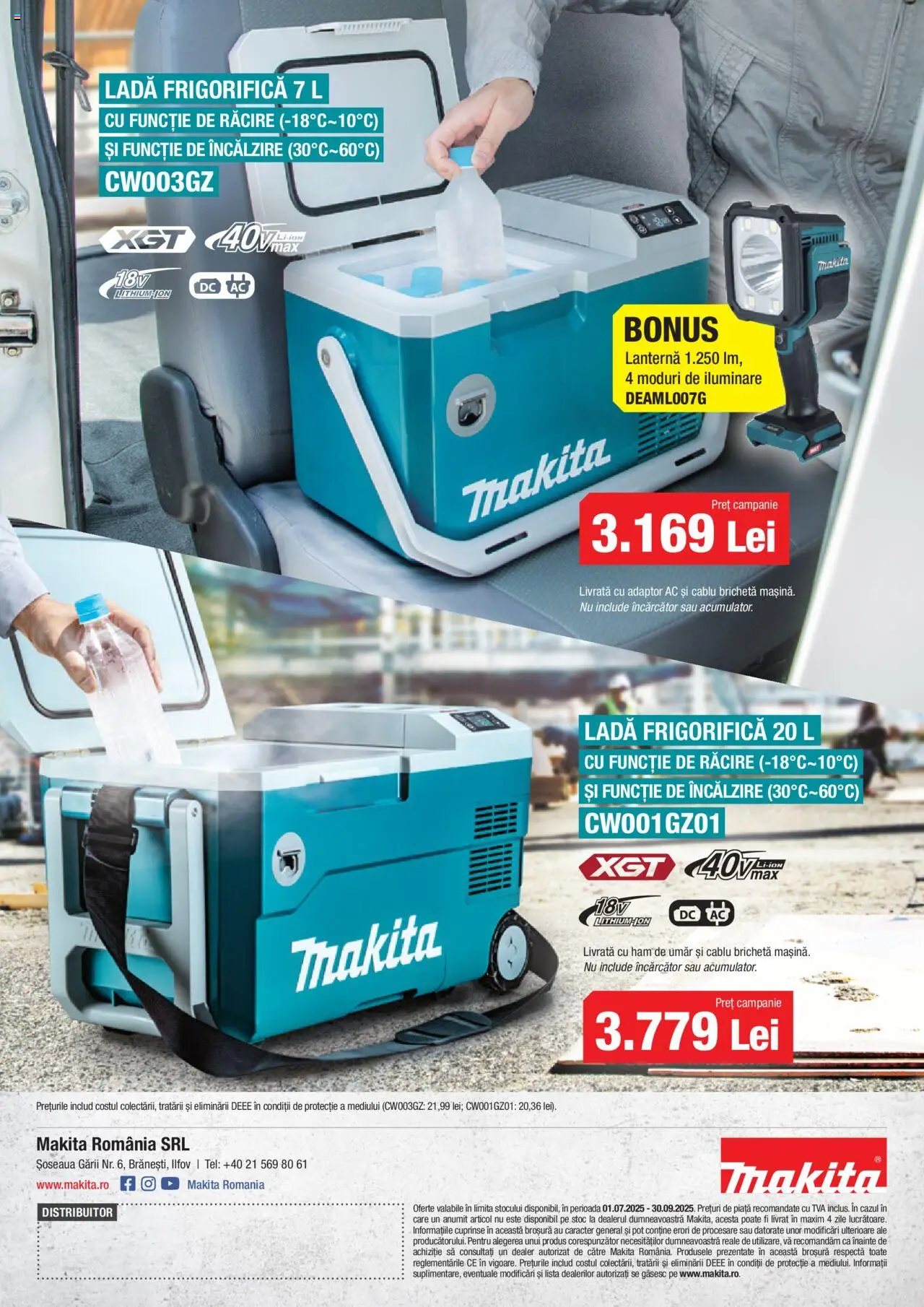 Catalog Makita – valabil de la 01.07.2025 | Pagină: 28 | Produse: Încărcător, Cablu, Adaptor, Ladă frigorifică