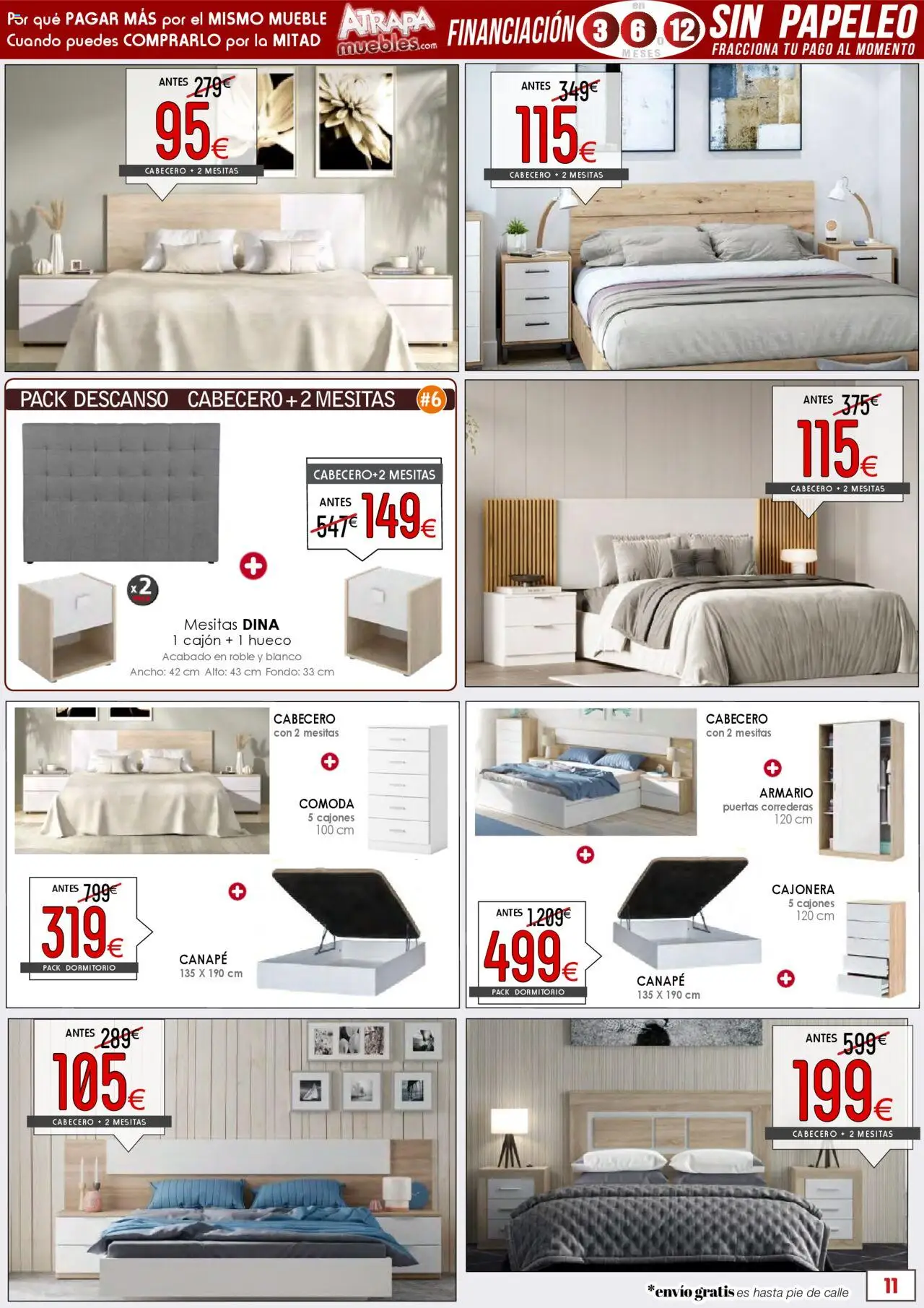 Atrapa Muebles folleto │ válido desde el 01.10.2025 | Página: 11 | Productos: Cajonera, Armario