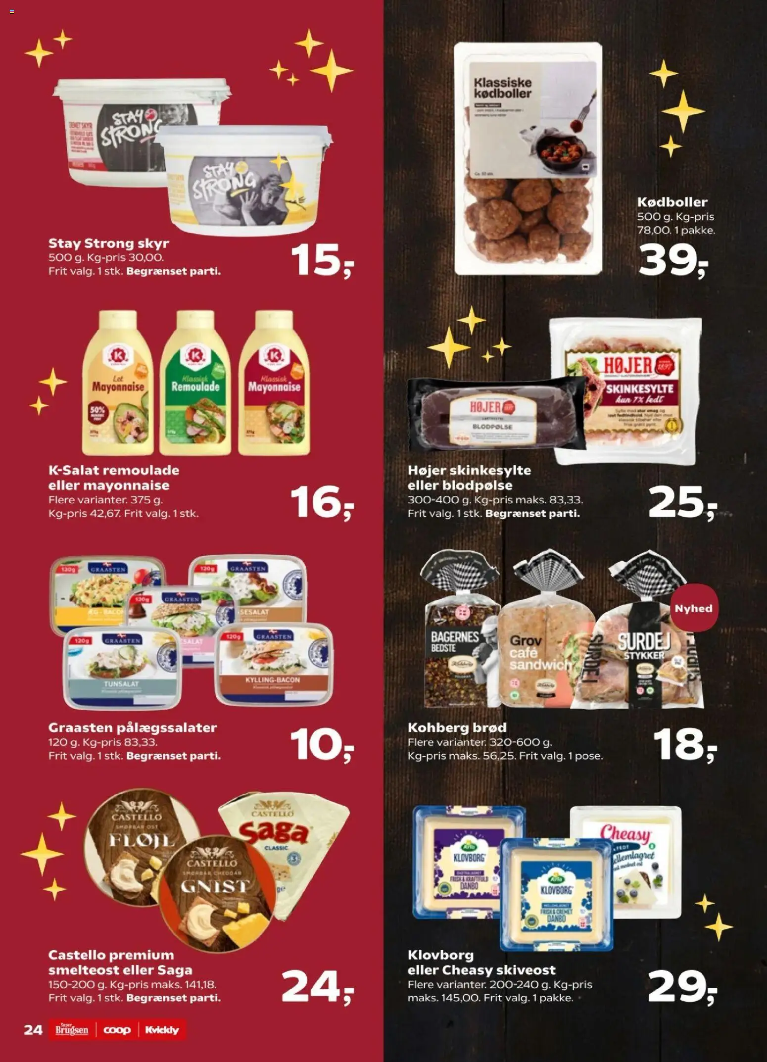 Super Brugsen tilbudsavis – gyldig fra 14.11.2025 | Side: 25 | Produkter: Ost, Cheddar, Brød, Skyr