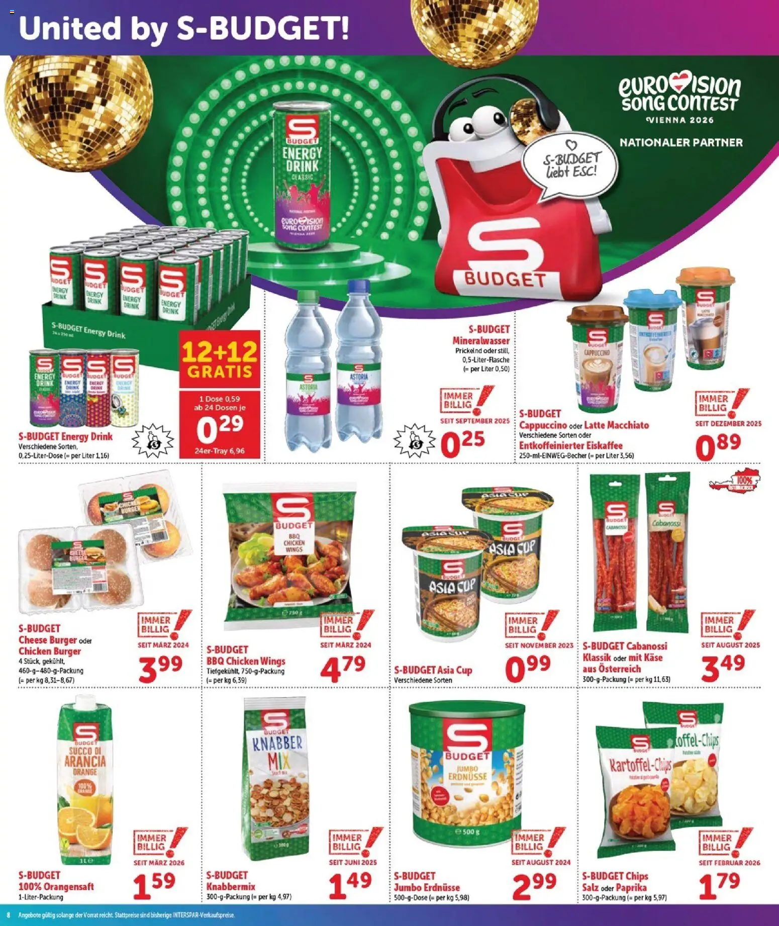 Interspar Flugblatt - Burgenland Sued gültig ab 30.04.2026 | Seite: 9 | Produkte: Chips, Salz, Папионка, Käse