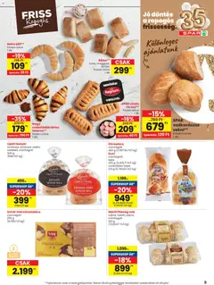 Spar akciós újság - amely érvényes a következő dátumtól: 19.03.2026 | Oldal: 9