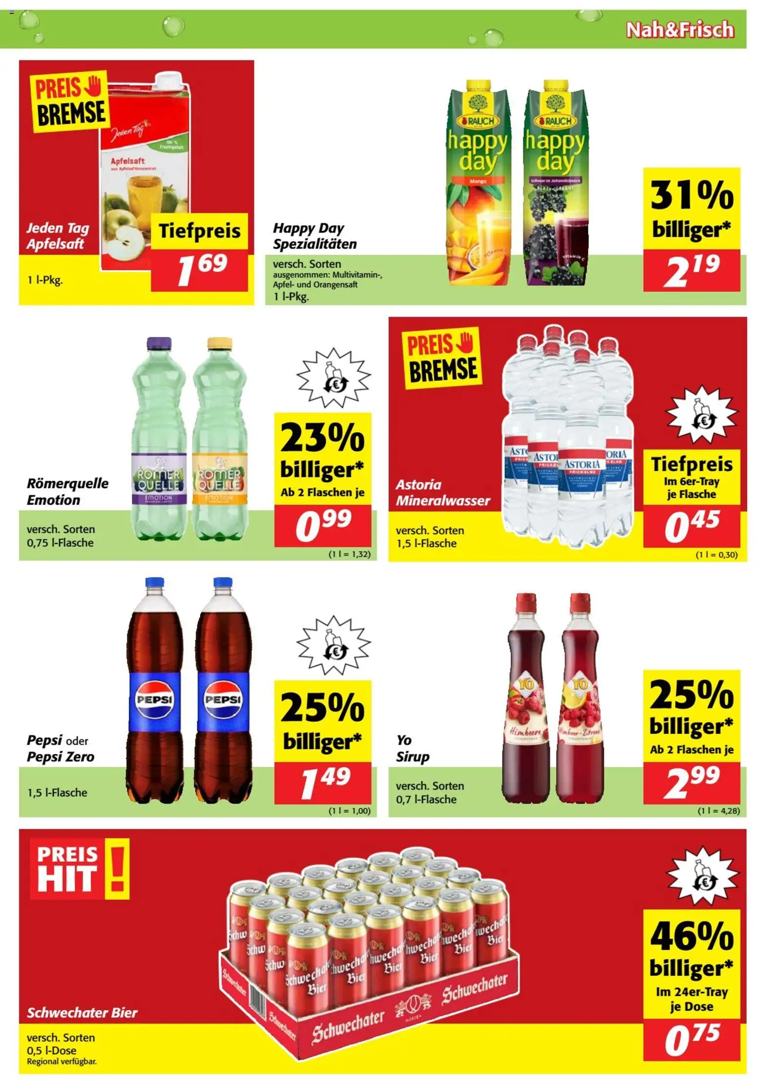 Nah und Frisch Flugblatt gültig ab 14.01.2026 | Seite: 7 | Produkte: Himbeere, Planche de surf, Bier, Papier blanc