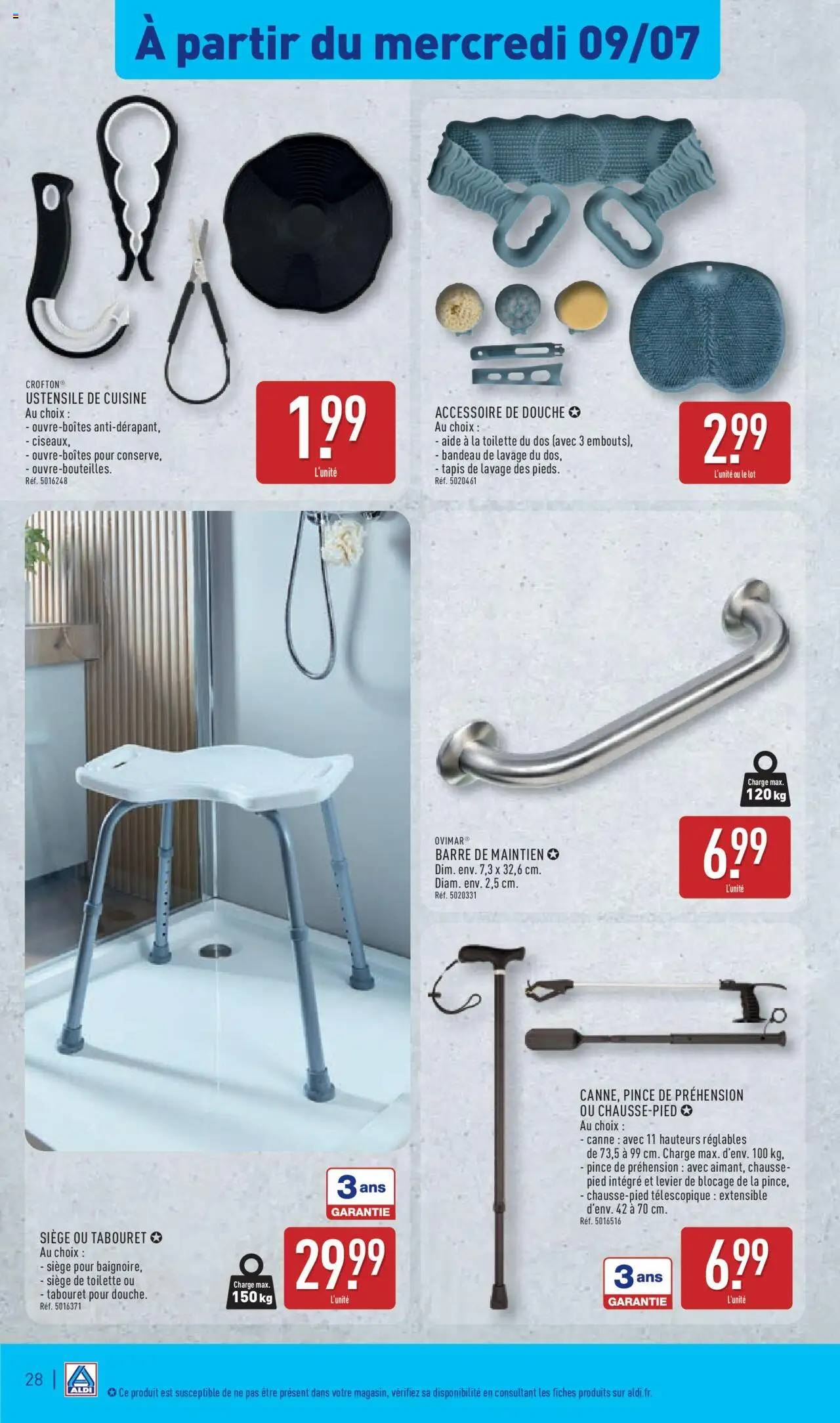  | Page: 30 | Produits: Siège de toilette, Douche, Tapis