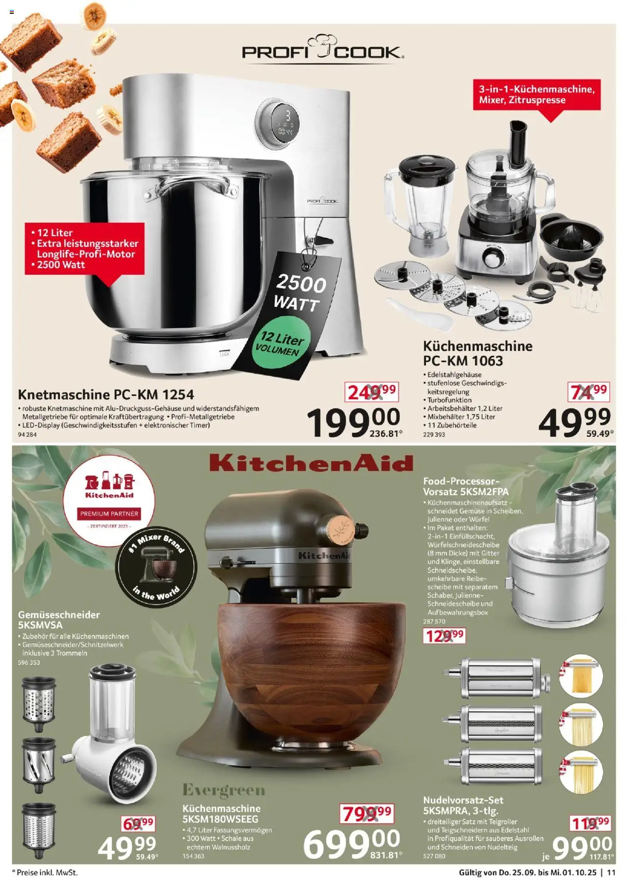 Selgros  Non Food – gültig ab 25.09.2025 | Seite: 11 | Produkte: Mixer, Gemüse