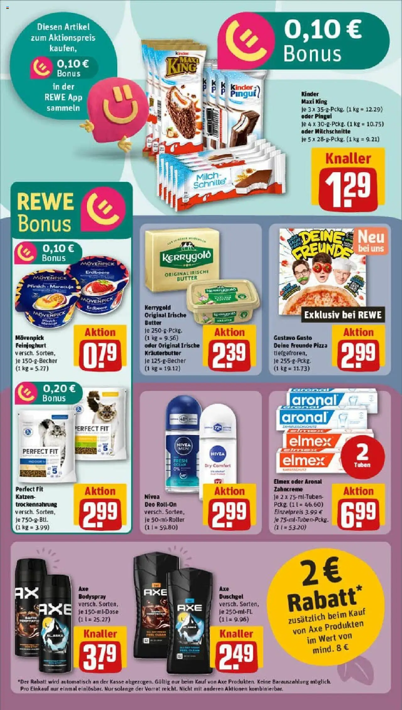 Rewe prospekt Wolfschlugen	 - gültig ab dem 11.08.2025 | Seite: 10 | Produkte: Duschgel, Shower Gel, Pfirsich, Pizza