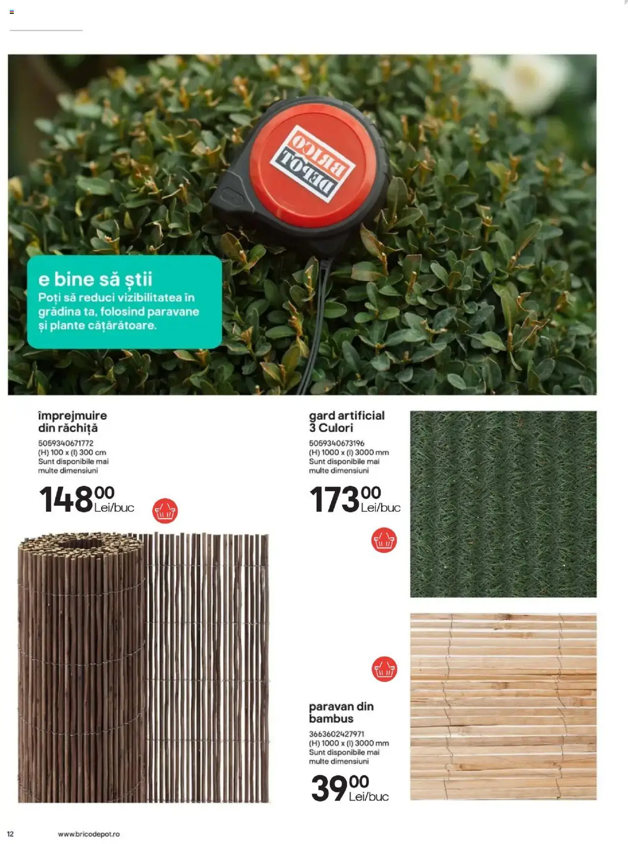 Brico Depot catalog - Transformă-ți curtea în povestea ta de vară – valabil de la 23.05.2025 | Pagină: 12
