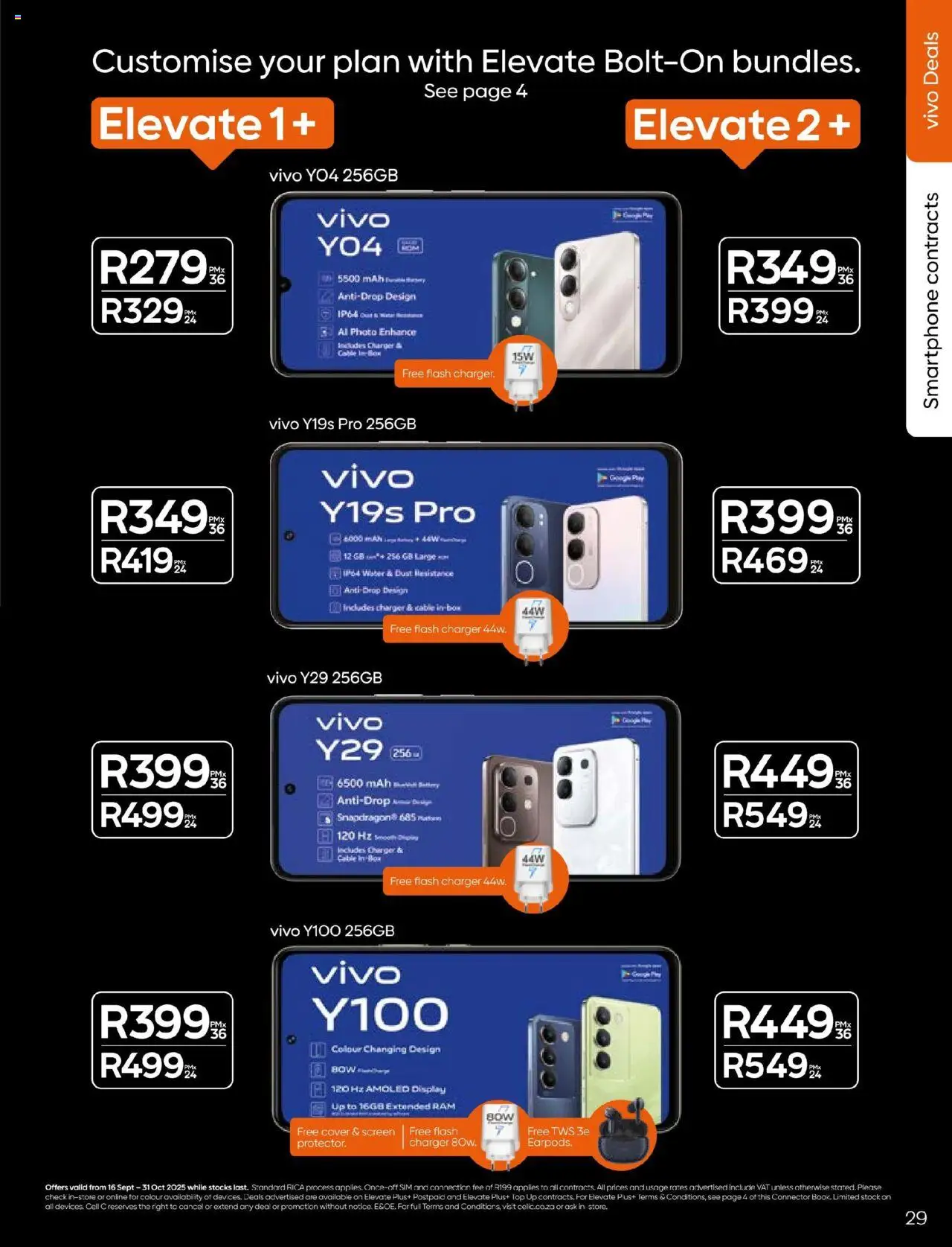 New Cell C catalogue – valid from 16.09.2025 | Page: 29 | Products: Cover, Cable, Box, Water