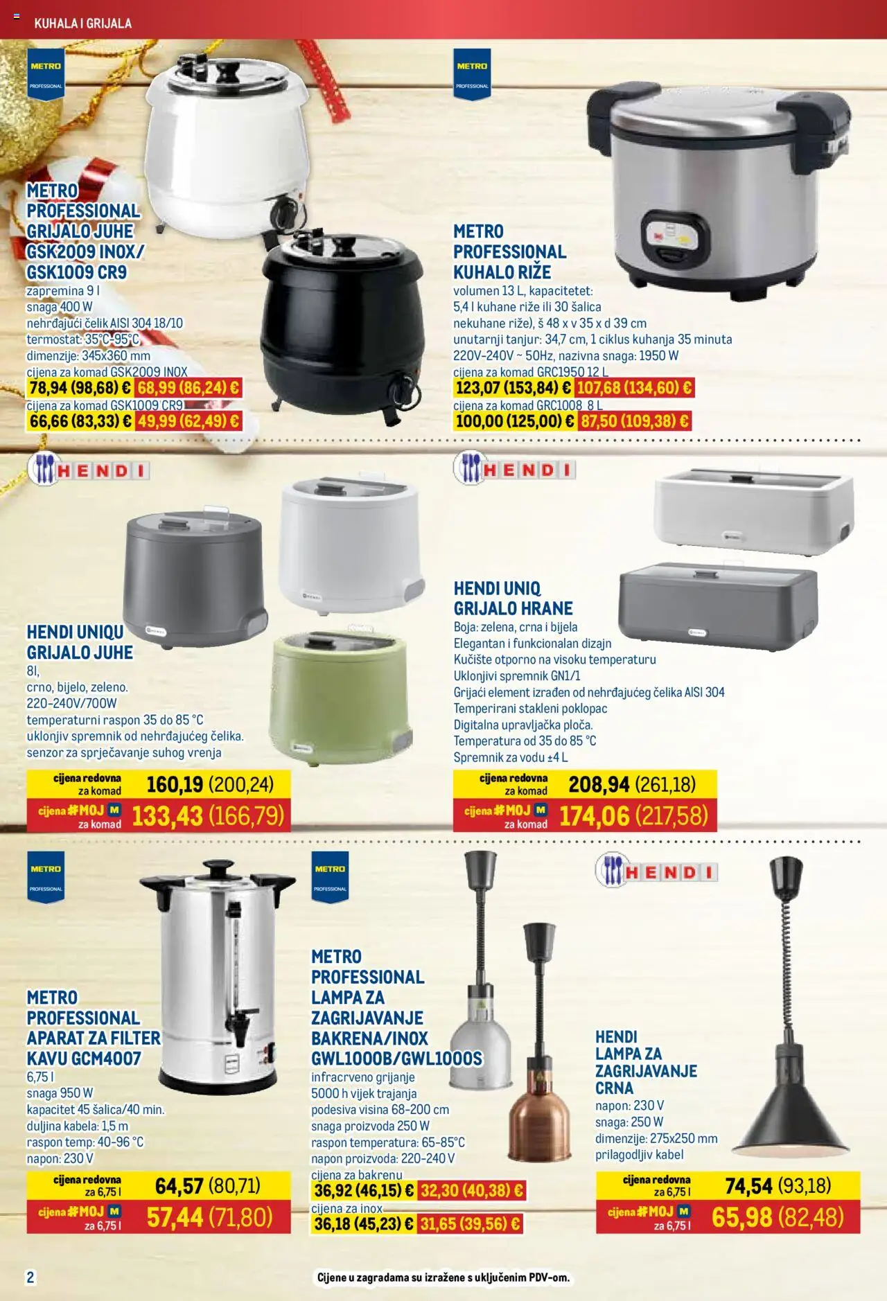 Metro katalog | vrijedi od 16.10.2025 | Stranica: 2 | Proizvodi: Termostat, Šalica, Kabel