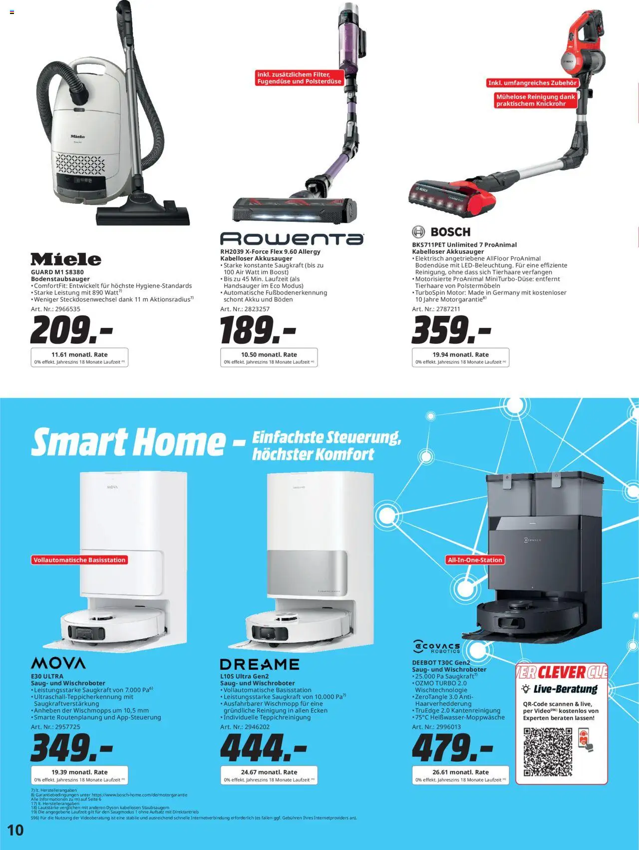 Media Markt Prospekt 	 - gültig ab dem 25.08.2025 | Seite: 10 | Produkte: Miele, Bosch, Dyson