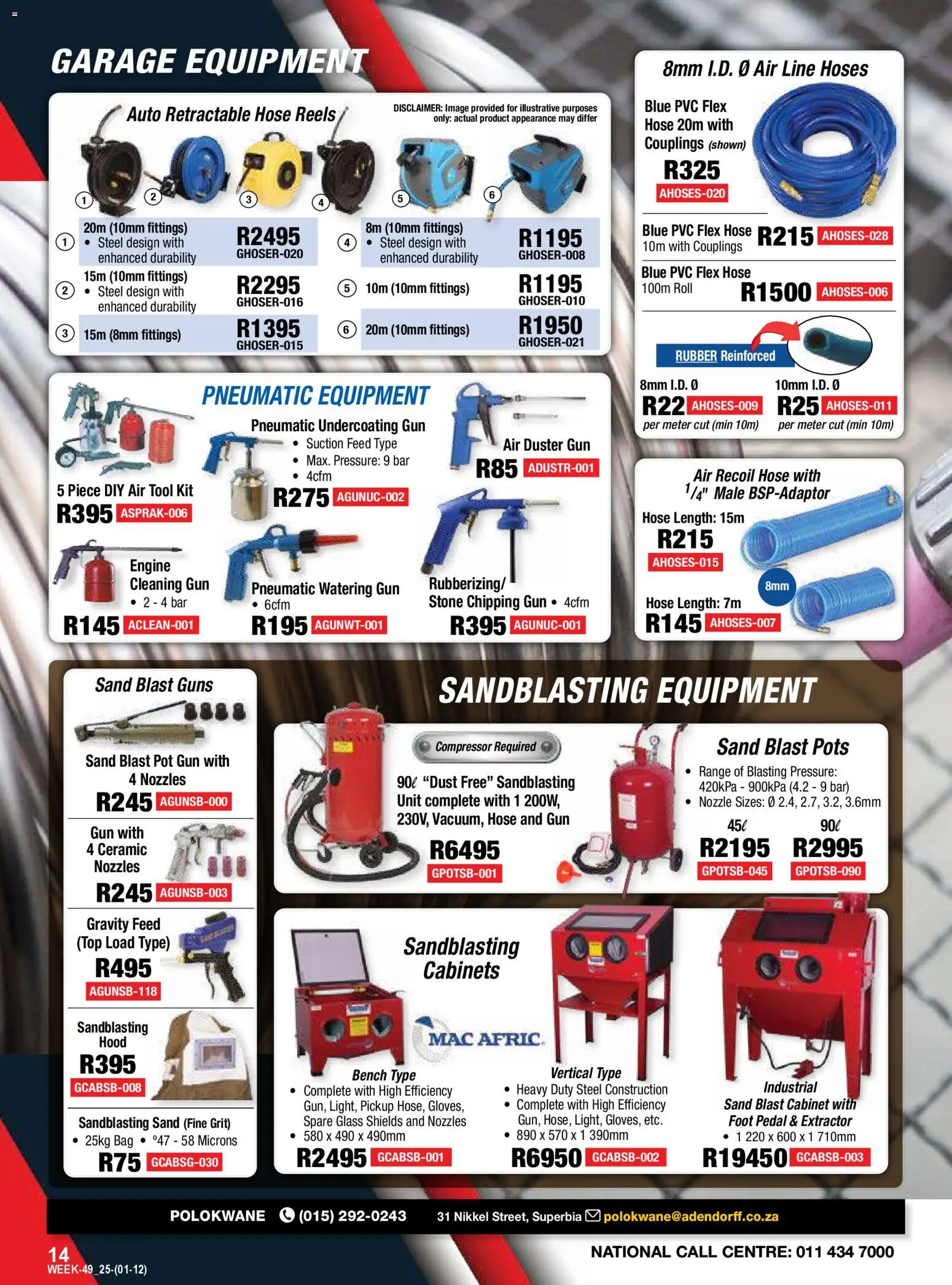 New Adendorff catalogue – valid from 01.12.2025 | Page: 16 | Products: Bag, Compressor, Hood, Pots
