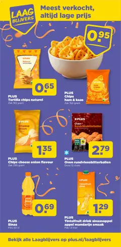 PLUS Tintelfruit drink sinaasappel appel mandarijn smaak, Pak 1,5 liter - Voorbeeld van een folder van Plus, geldig van 22.04.2026 | Pagina: 7