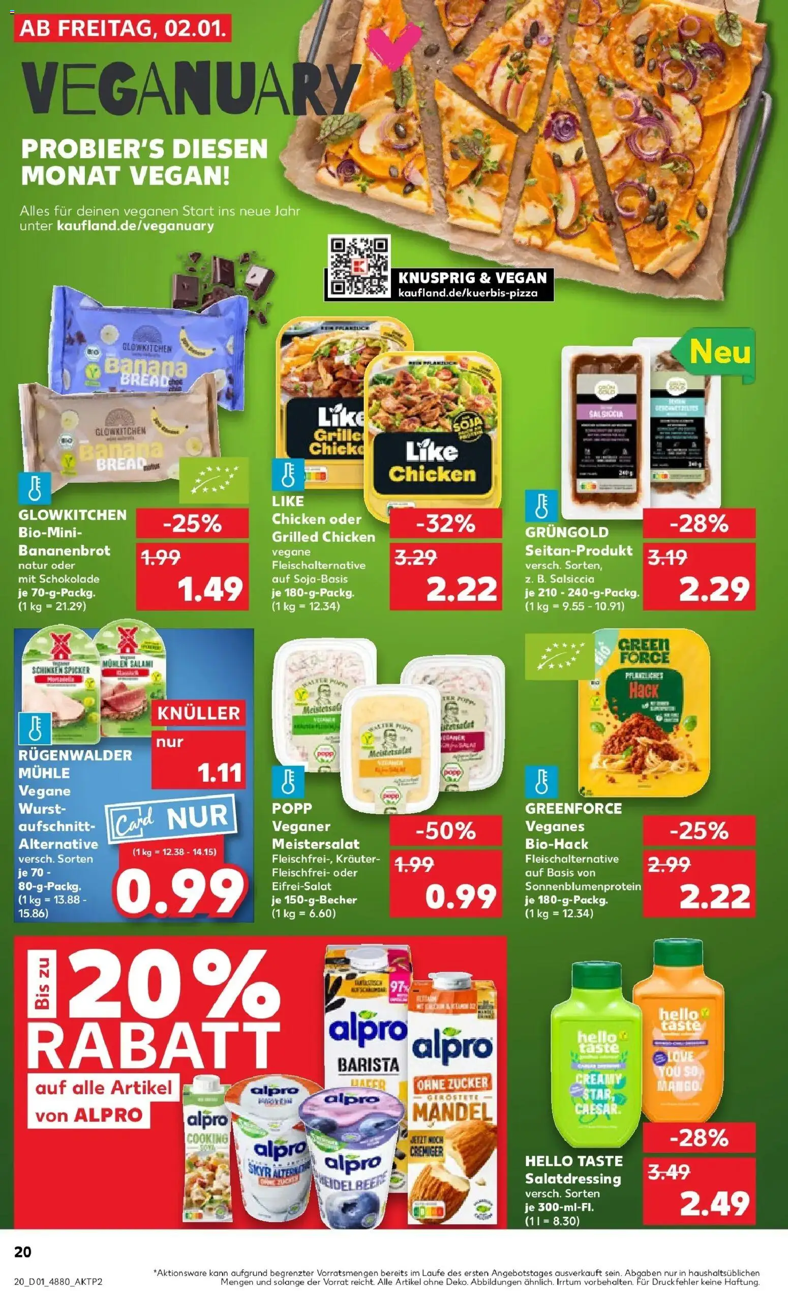 Kaufland prospekt Andernach	 – gültig ab 05.01.2026 | Seite: 20 | Produkte: Mühle, Schokolade, Skyr, Alpro