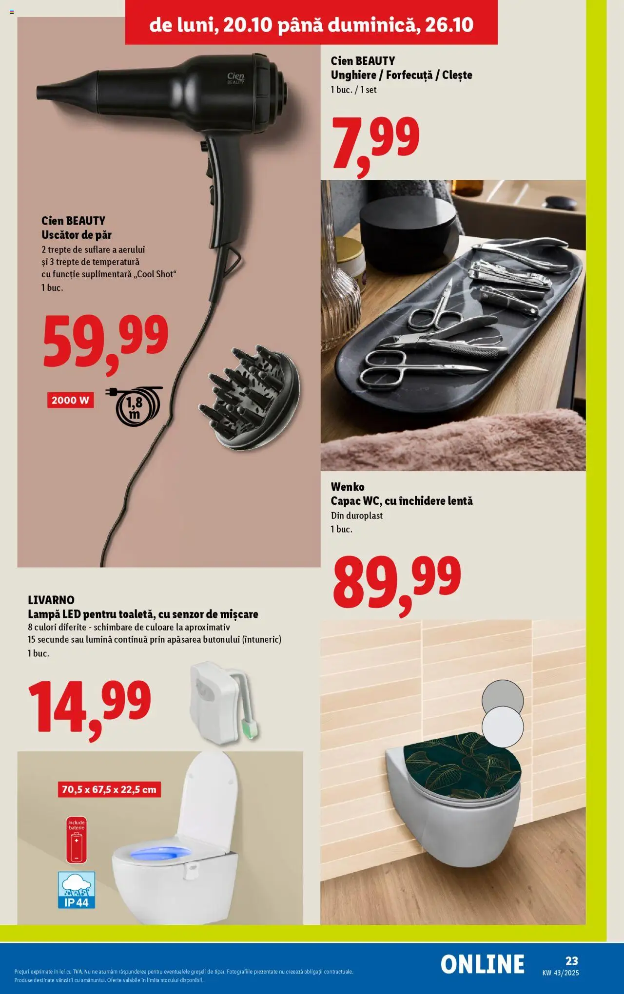 Noul catalog Lidl – valabil de la 20.10.2025 | Pagină: 11 | Produse: T cetveli, Uscător, Clește, Babak