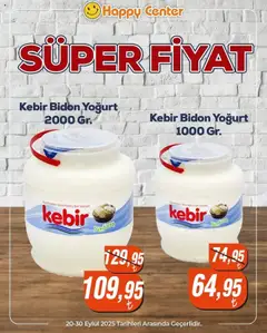 20.09.2025 tarihinden itibaren geçerli olan Happy Center kataloğu önizlemesi