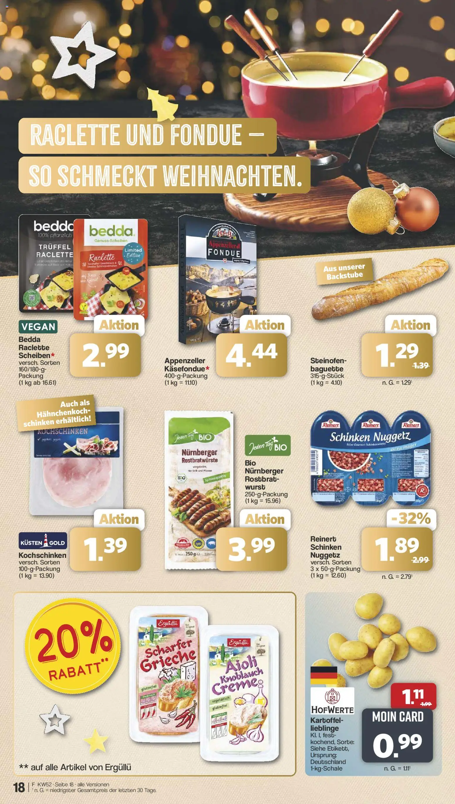 Famila Nordwest Prospekt 	 – gültig ab 22.12.2025 | Seite: 18 | Produkte: Grill, Knoblauch, Schinken, Fondue